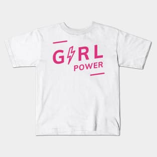 girl power inline Kids T-Shirt